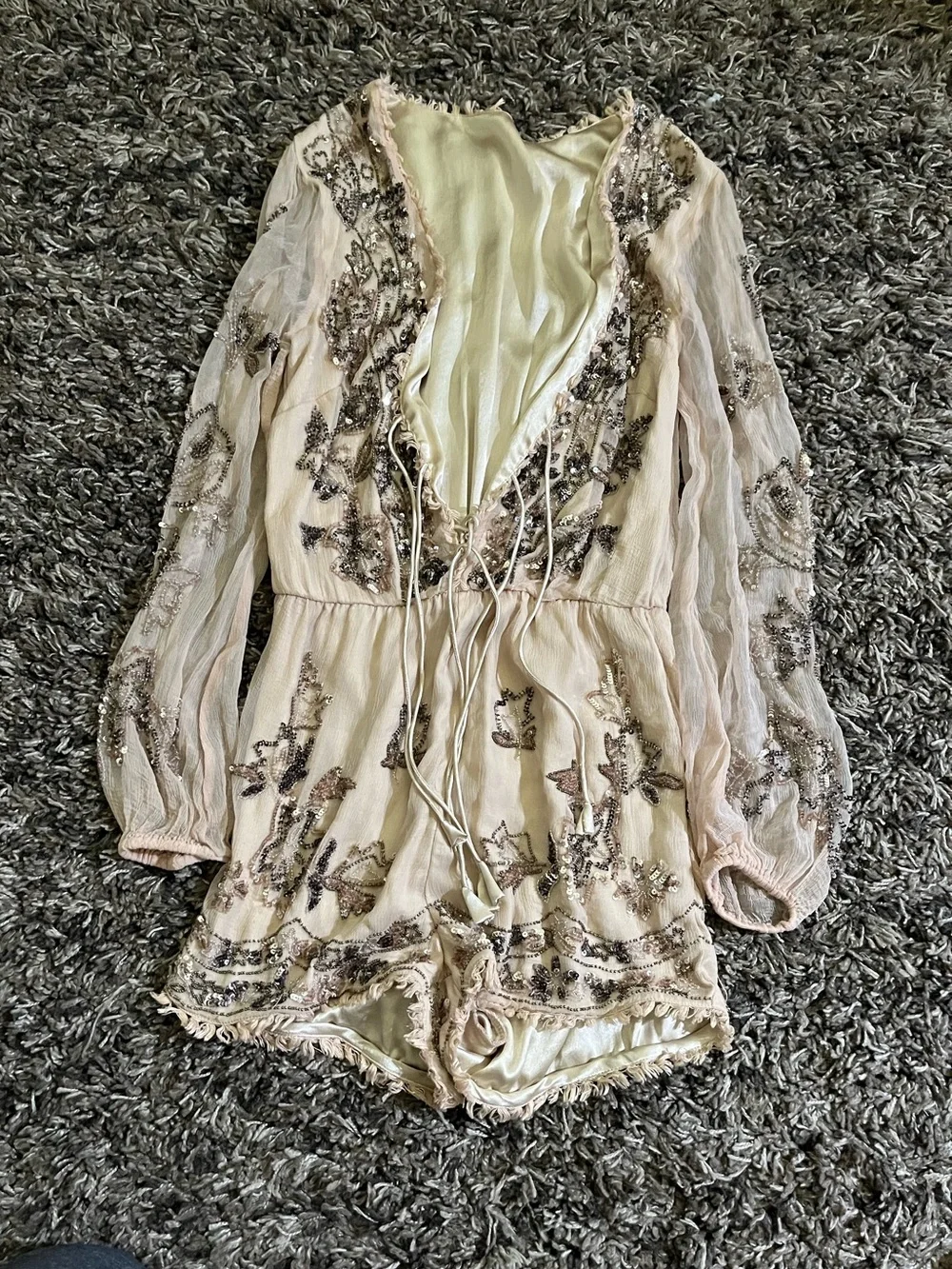 MY26 Free People Sequin Pink Dress